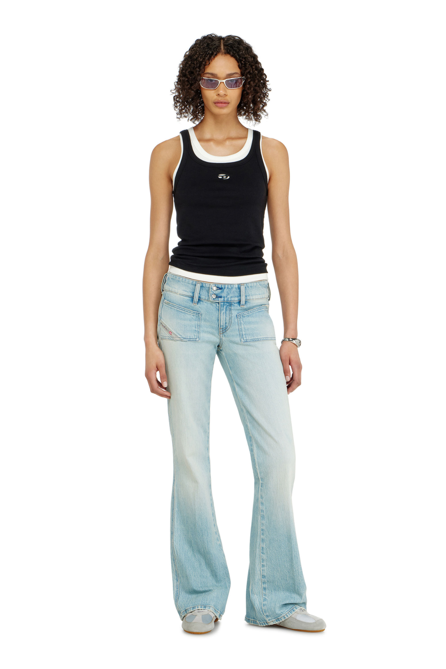 Bootcut Jeans D-Hush 0KBBX - Lyseblå