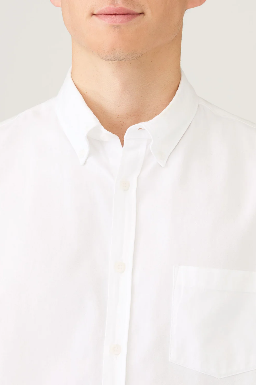 Button Down Oxford Shirt White