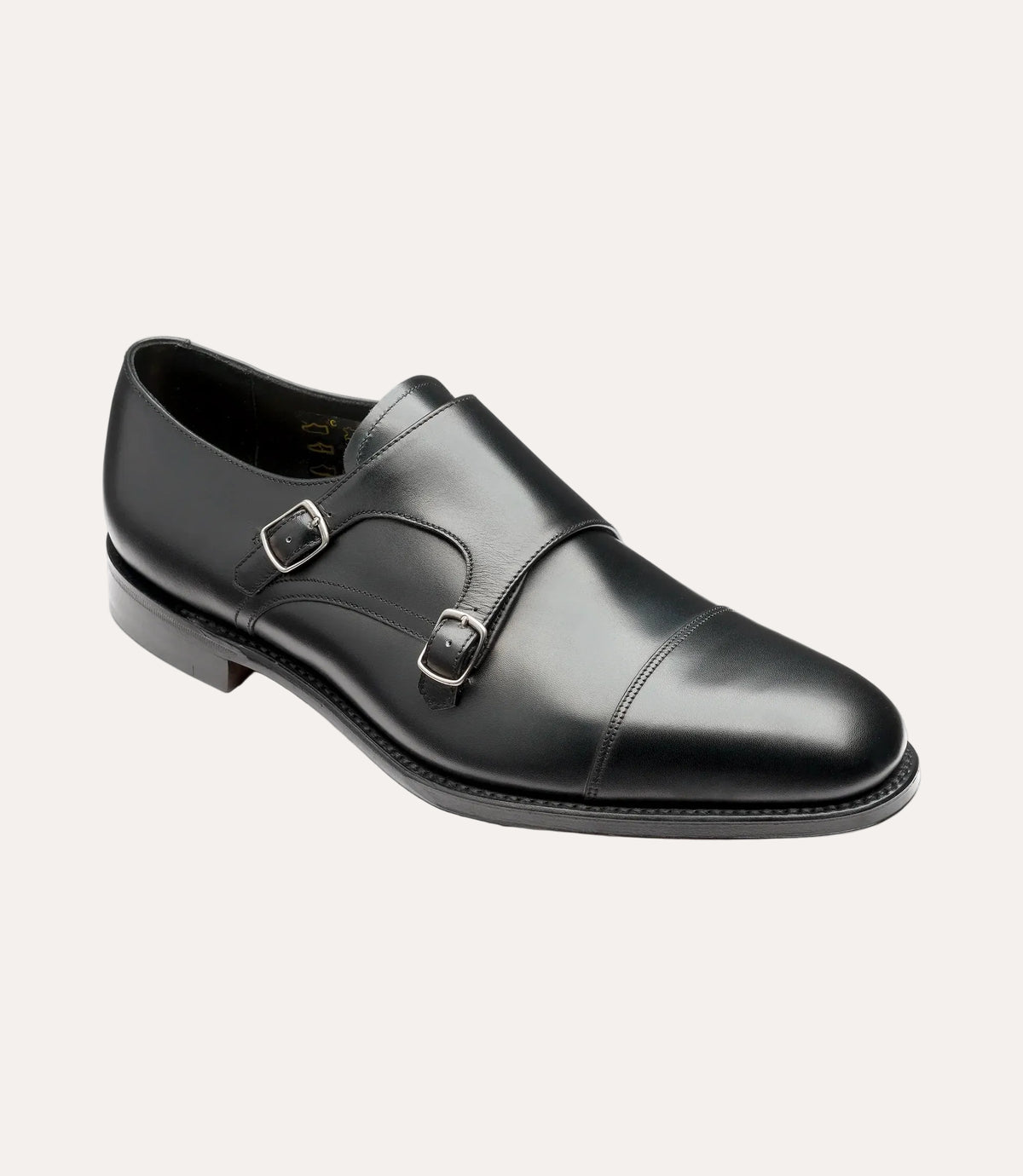 Cannon Monkstrap Black Calf