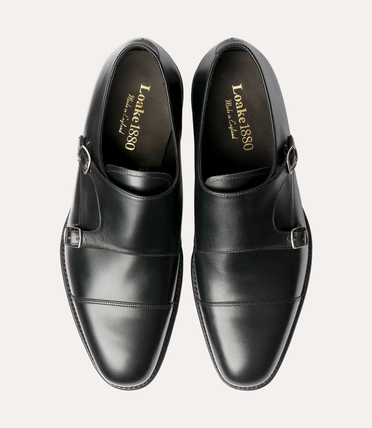 Cannon Monkstrap Black Calf