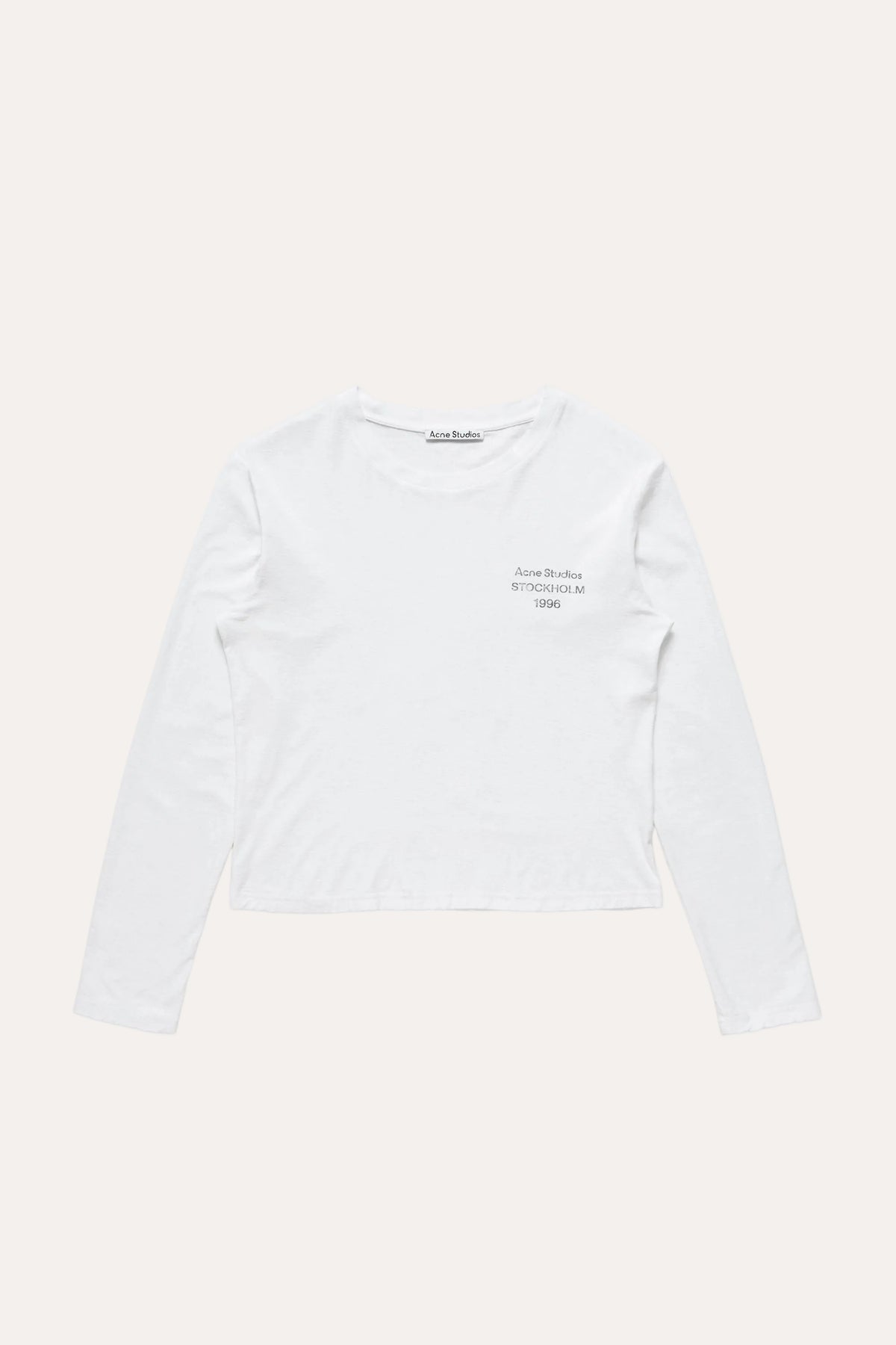 Distressed Logo T-Shirt Off White - packshot