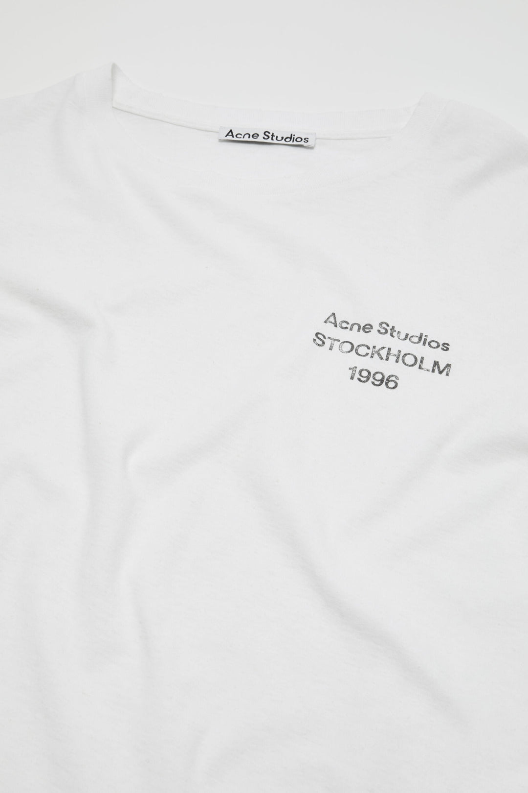 Distressed Logo T-Shirt Off White