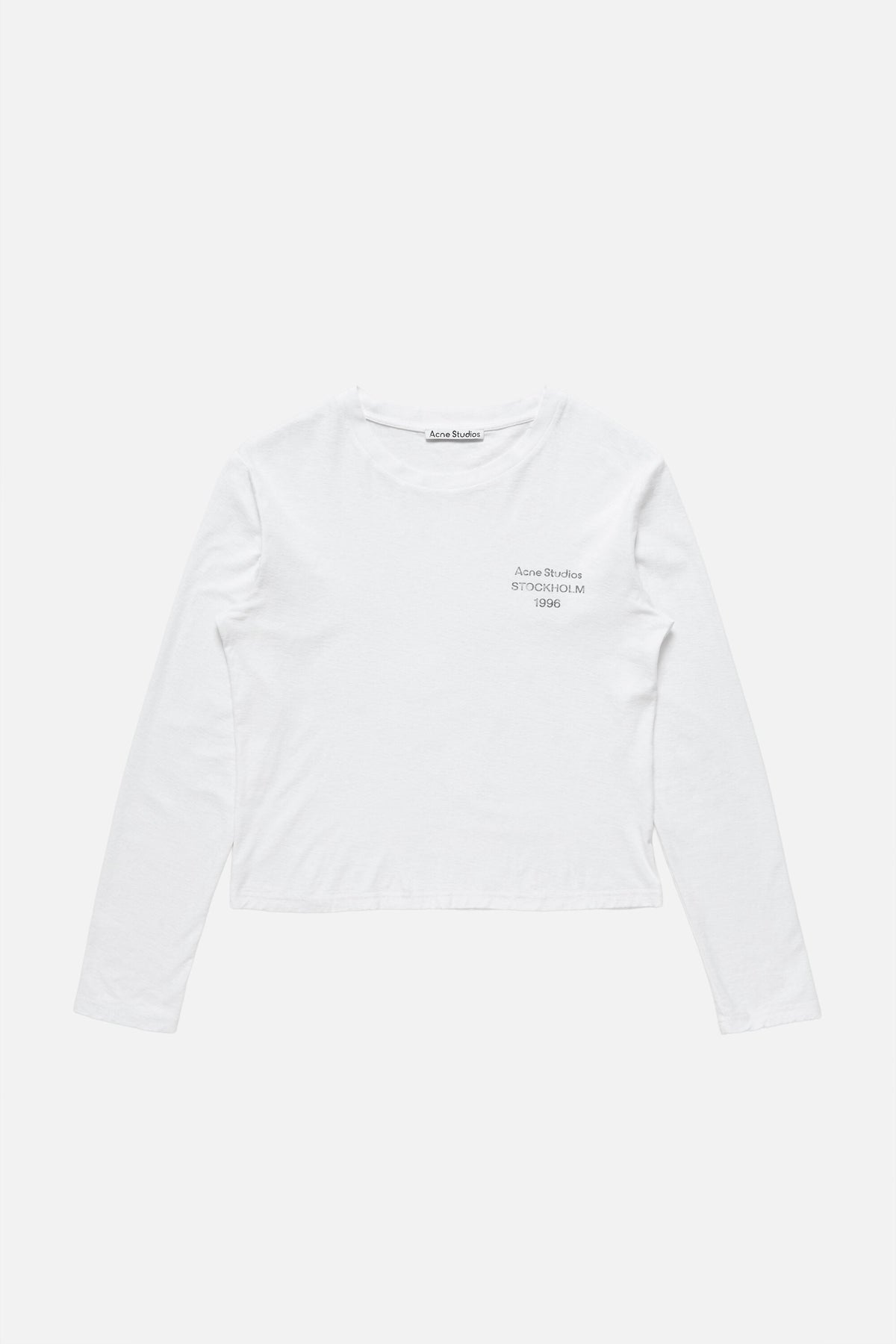 Distressed Logo T-Shirt Off White