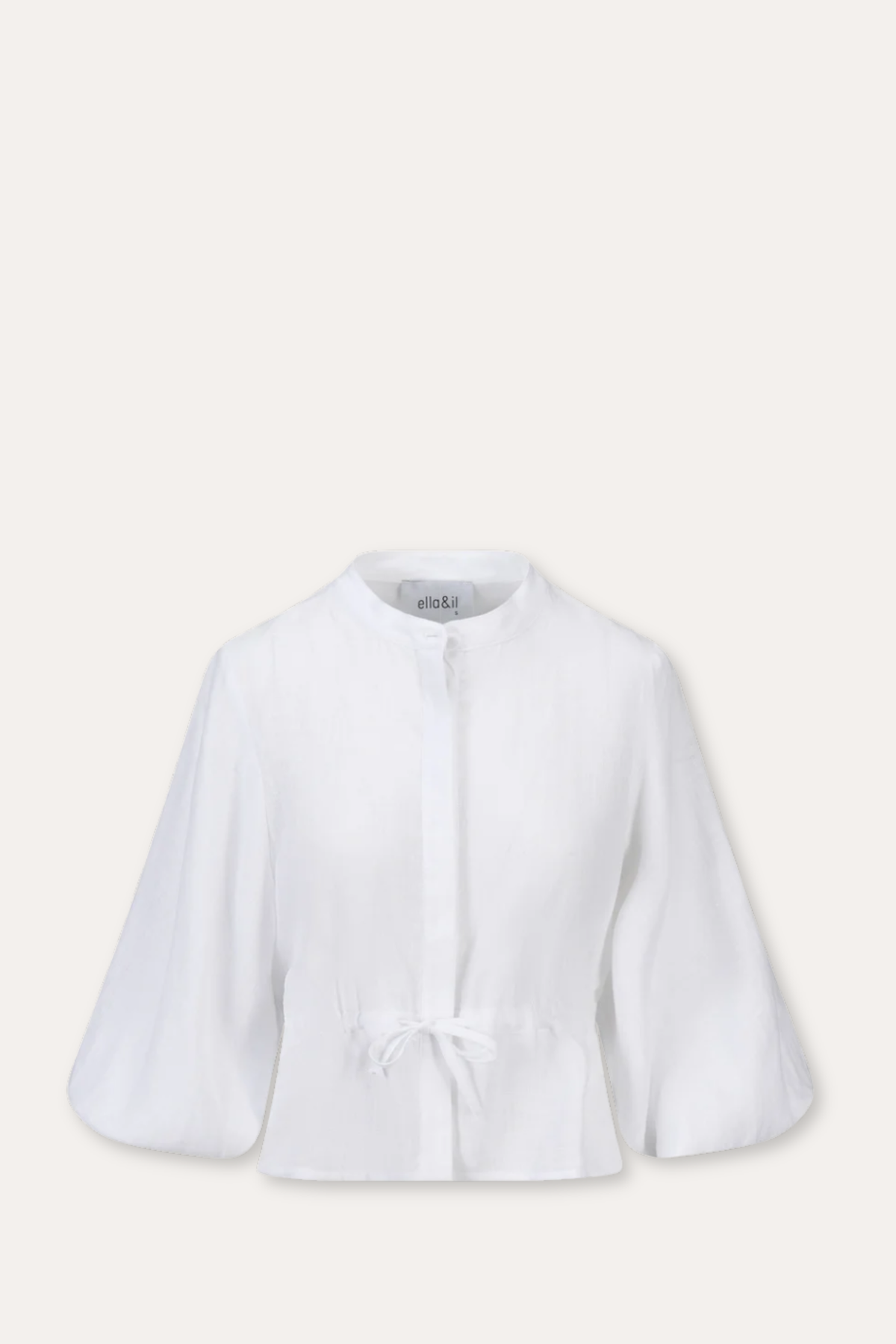 Camille Linen Shirt- White