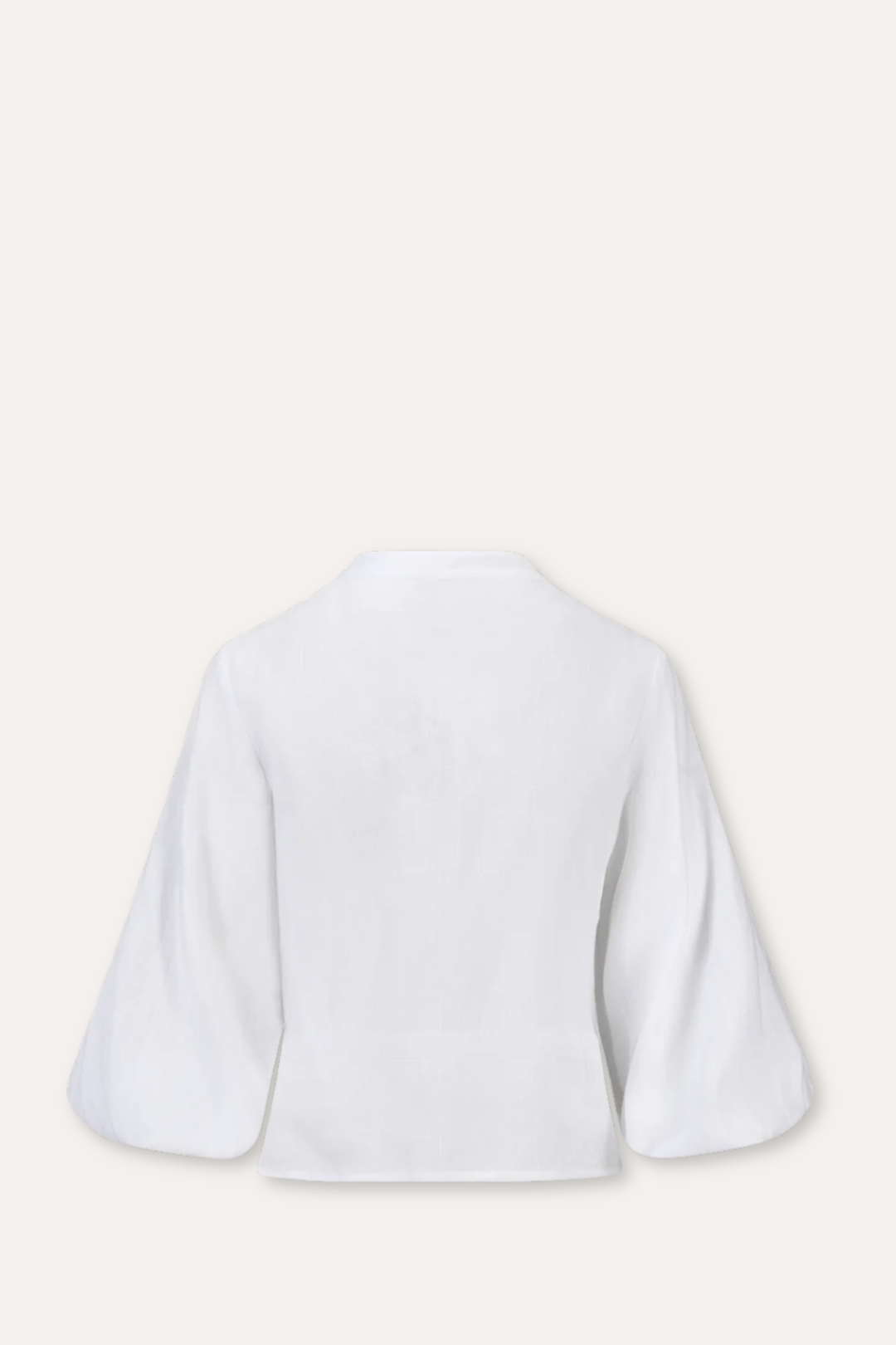 Camille Linen Shirt- White