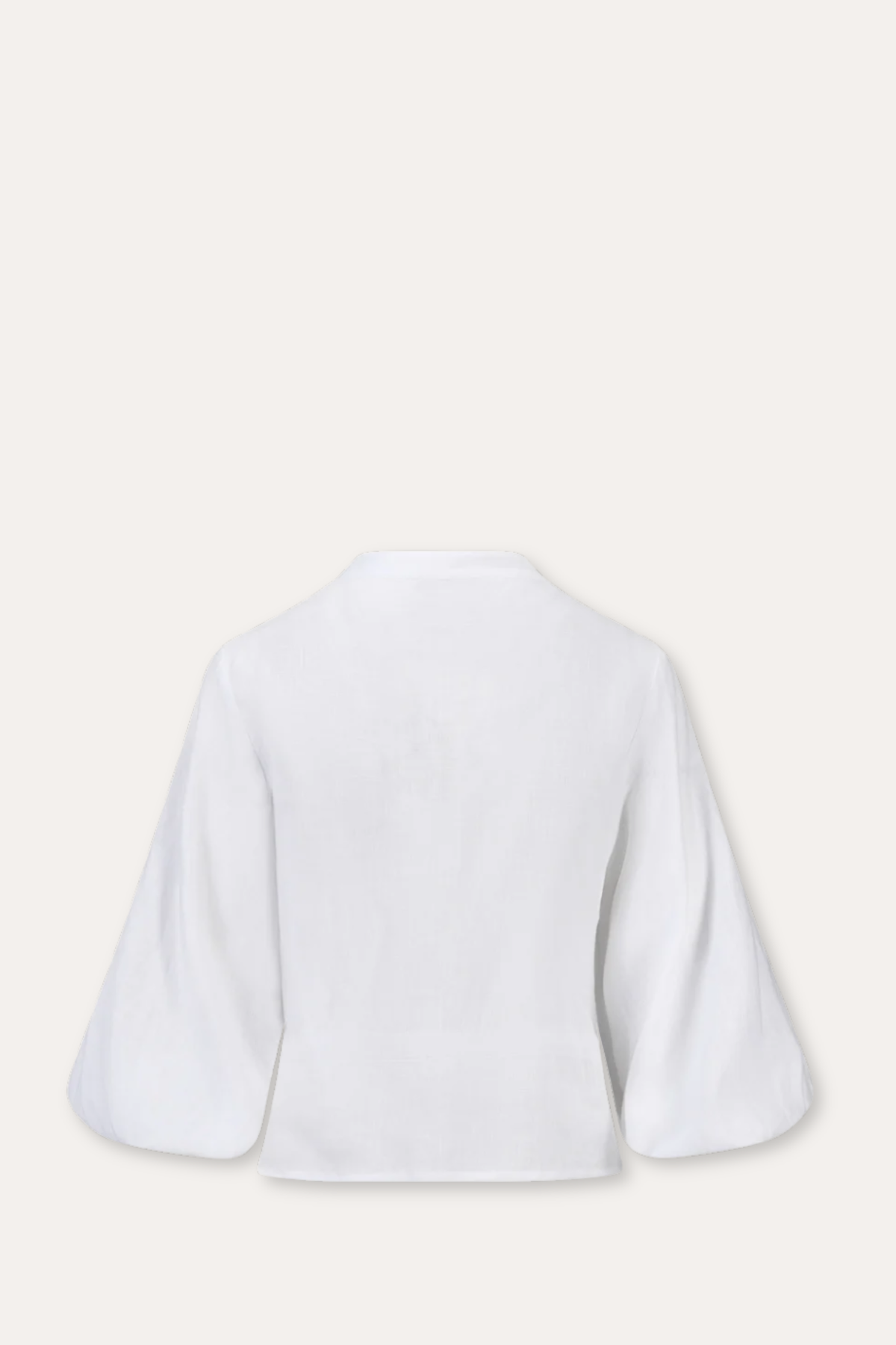 Camille Linen Shirt- White