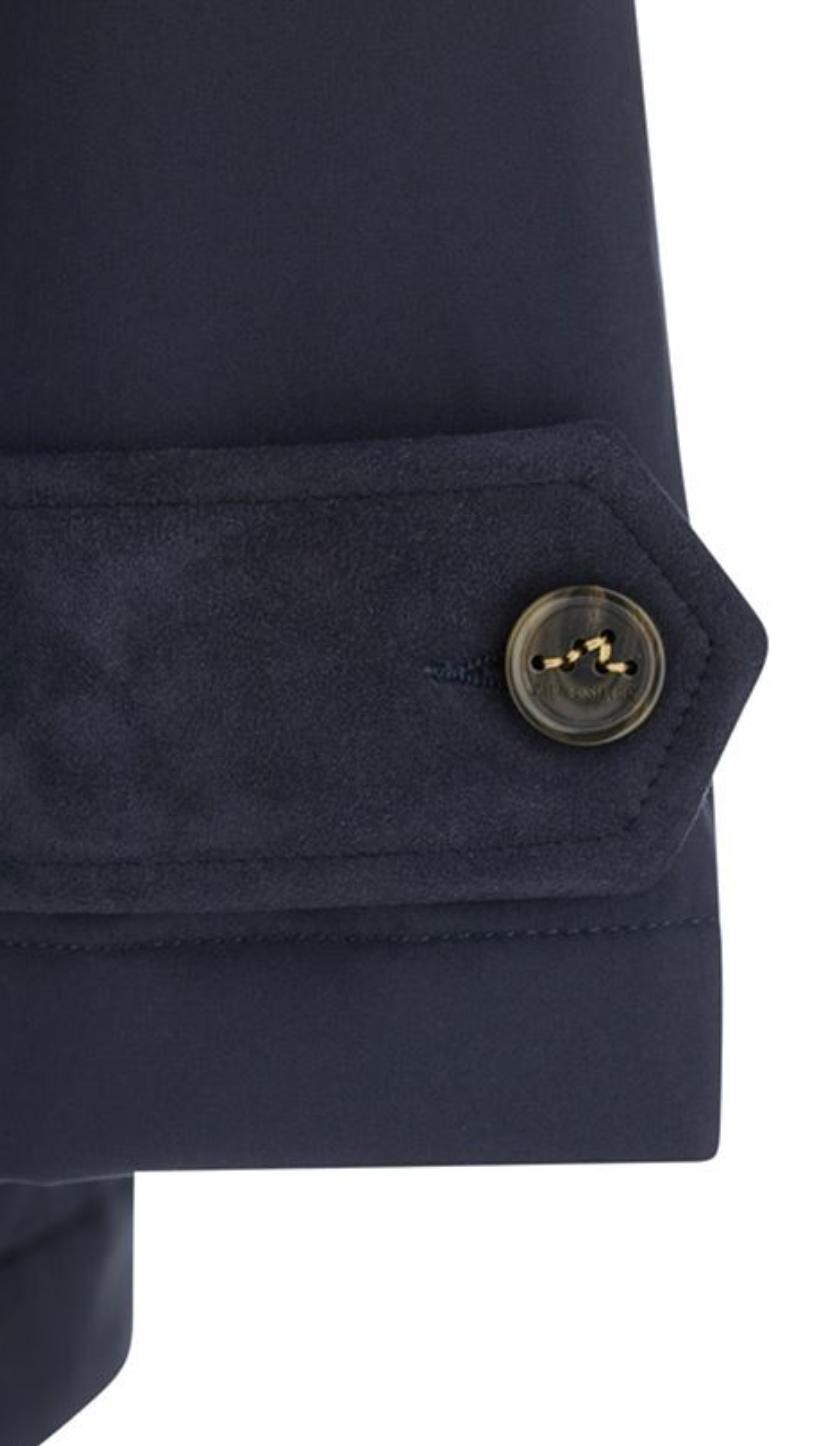Typhoon Platinum Woven Carcoat Jacket Navy