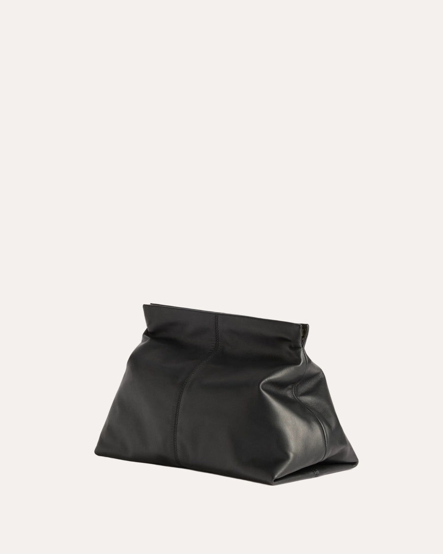 Clay Clutch Black - packshot side