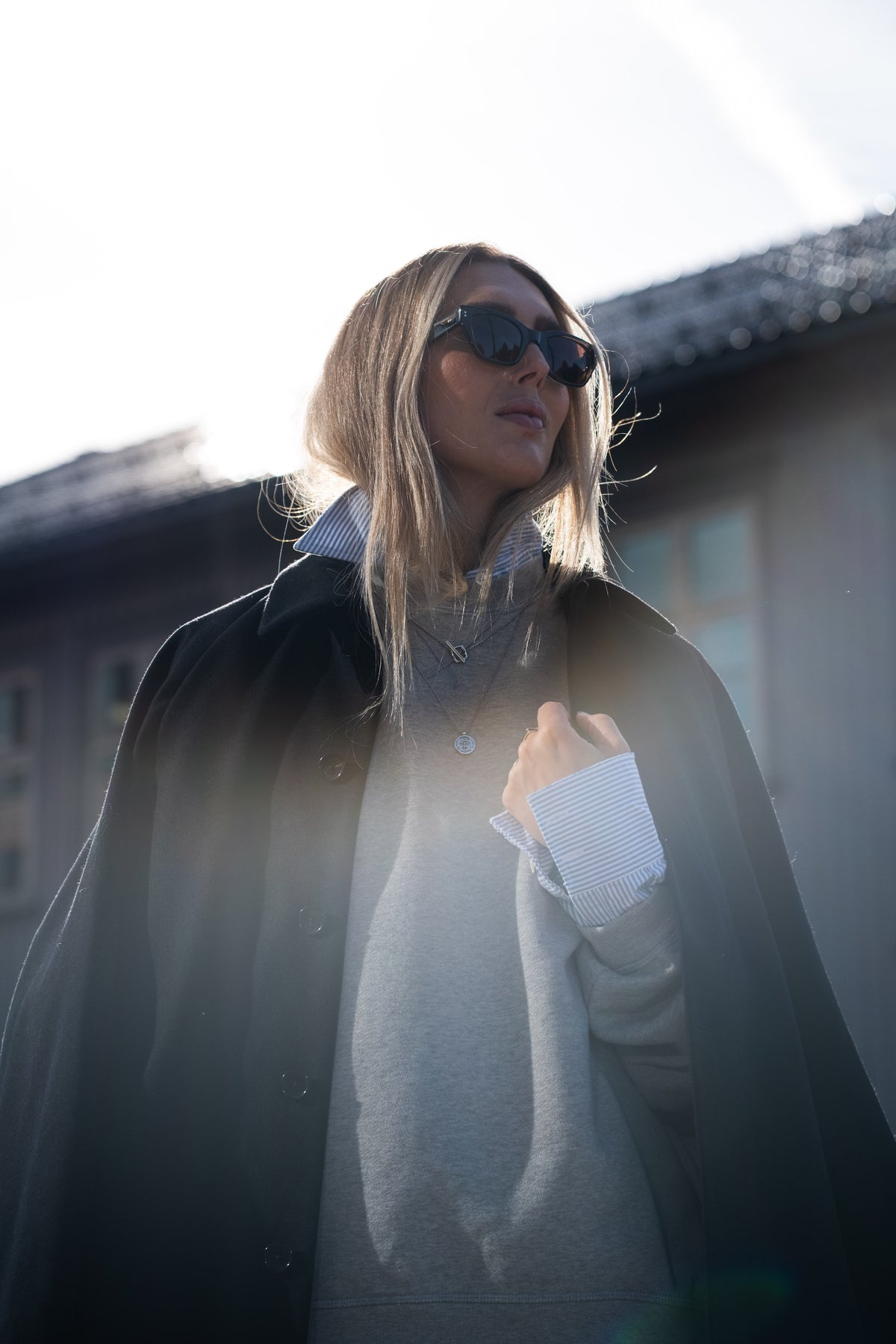 Coat Ovidio Caramal Black
