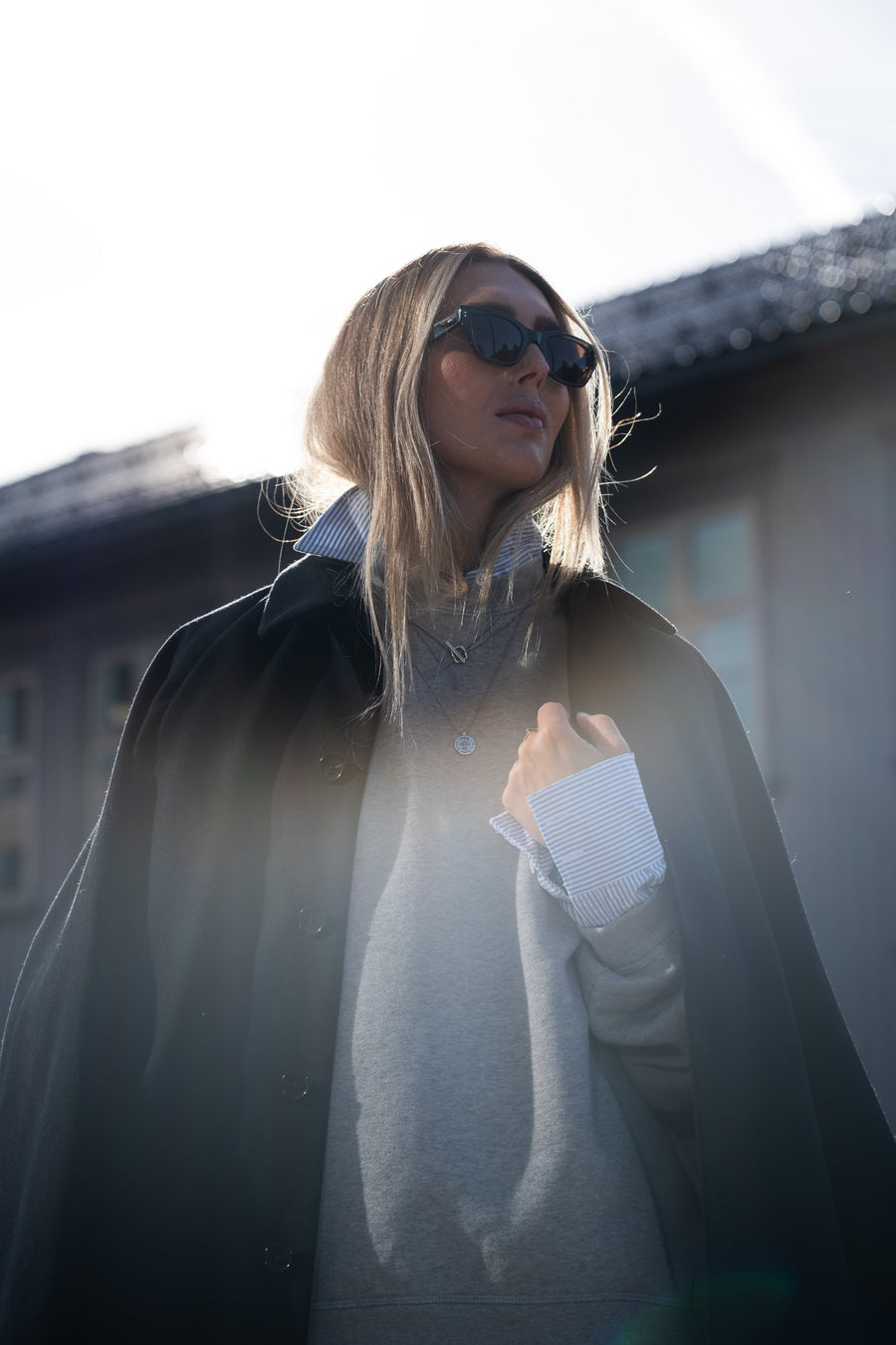 Coat Ovidio Caramal Black