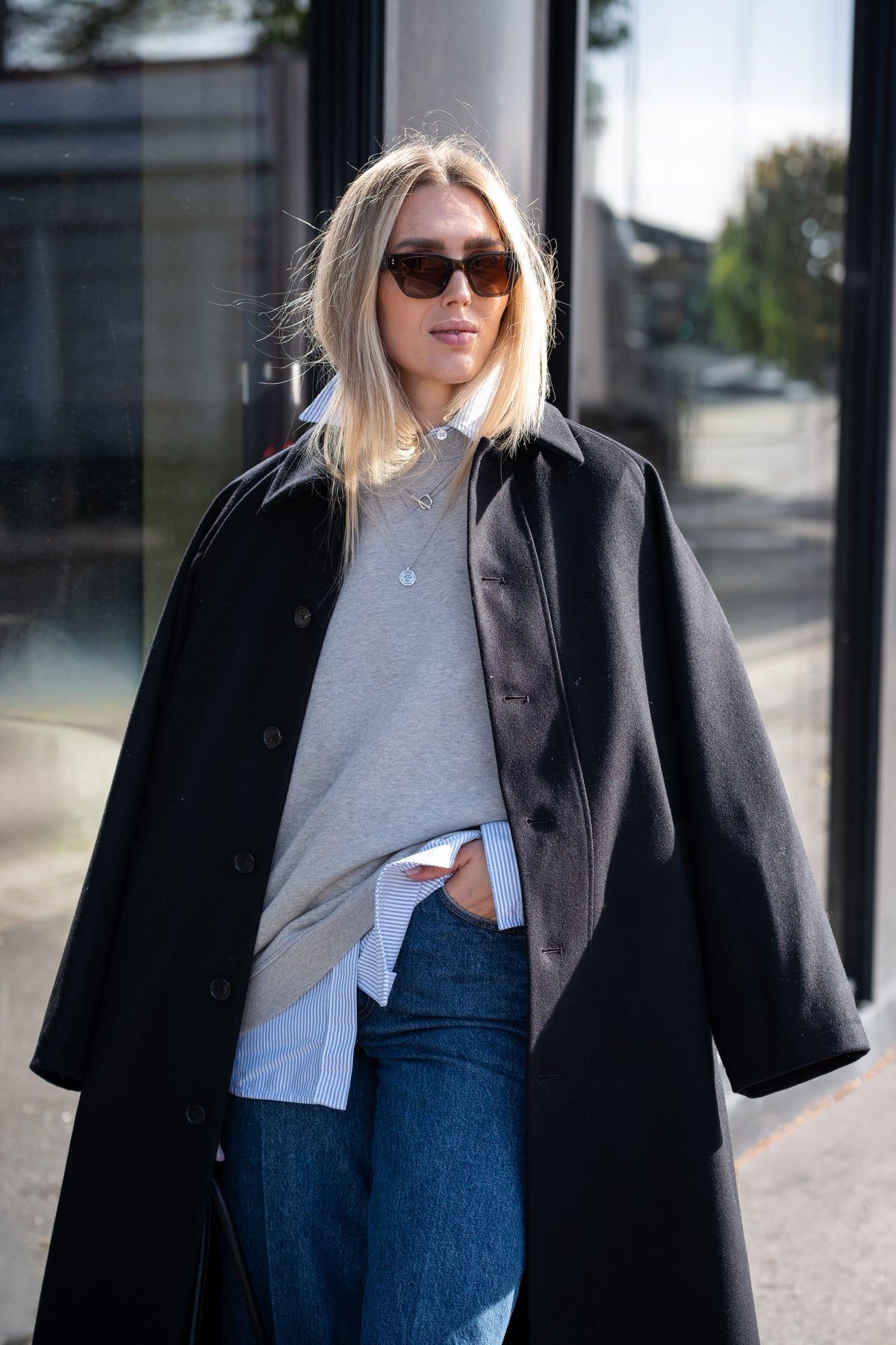 Coat Ovidio Caramal Black