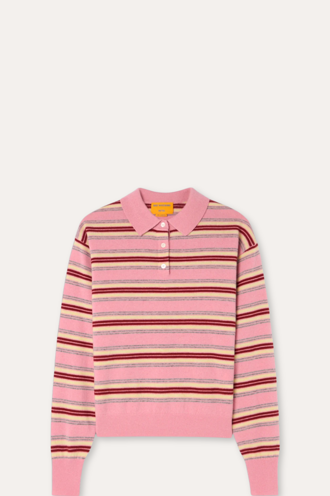 Collegiate Stripe Polo- Sprinkle Kombo