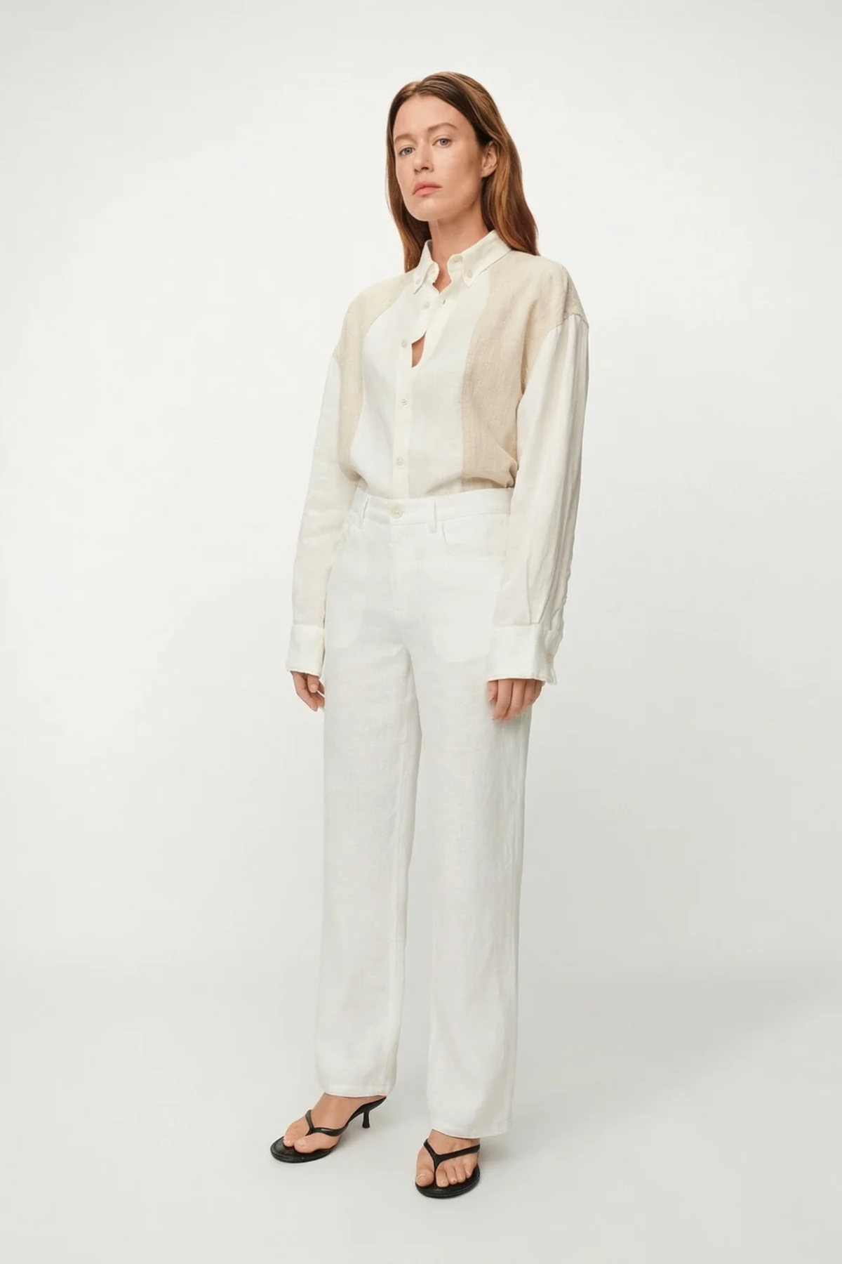 Culotte 8032 Linen Summer - White