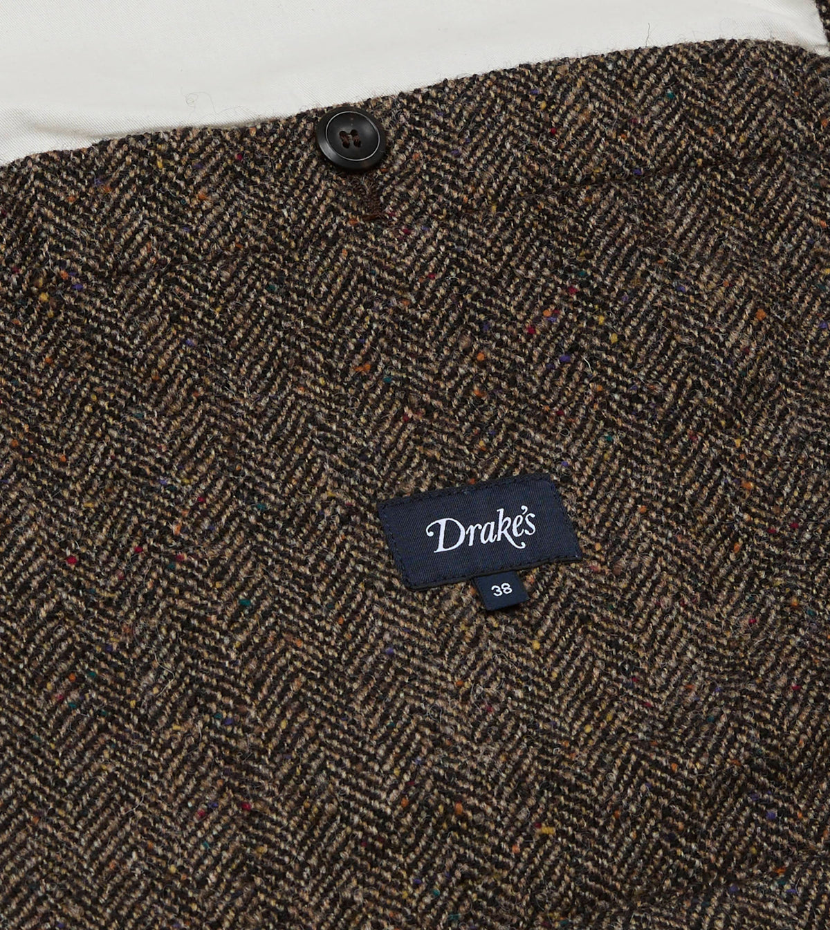 Herringbone Tweed Woodward Jacket Brown