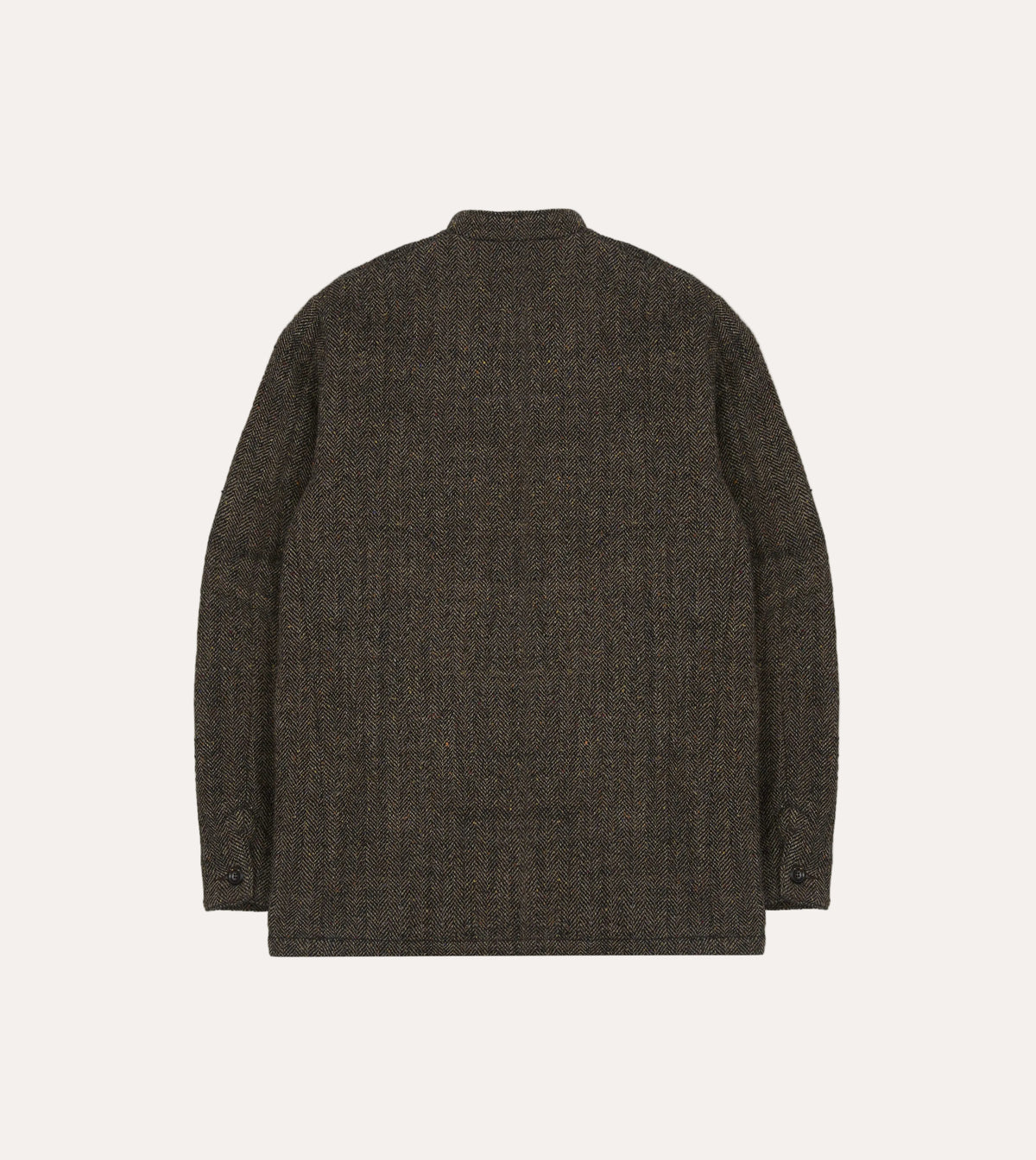 Herringbone Tweed Woodward Jacket Brown