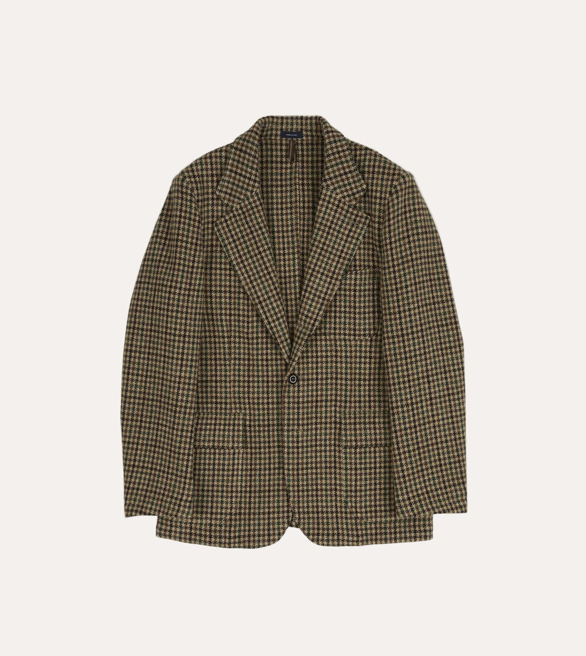 MKVII Tweed Houndcheck Games Blazer Brown and Green