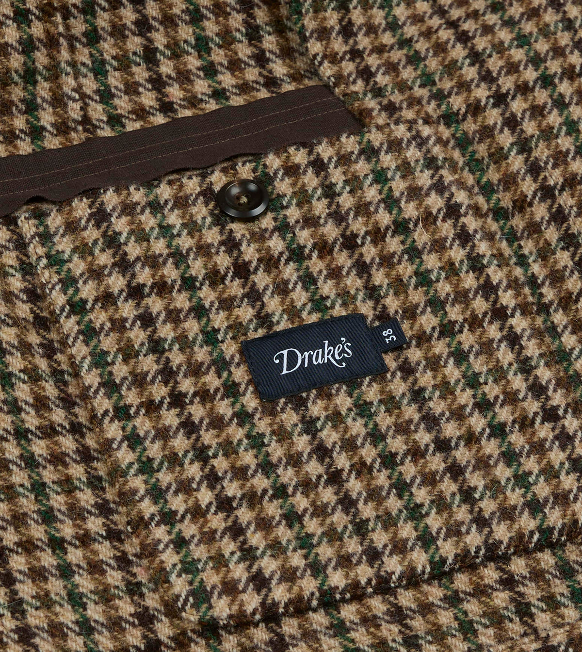 MKVII Tweed Houndcheck Games Blazer Brown and Green