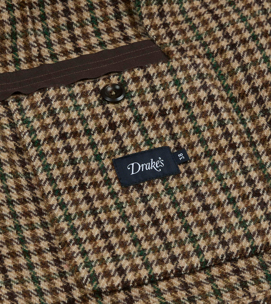 MKVII Tweed Houndcheck Games Blazer Brown and Green