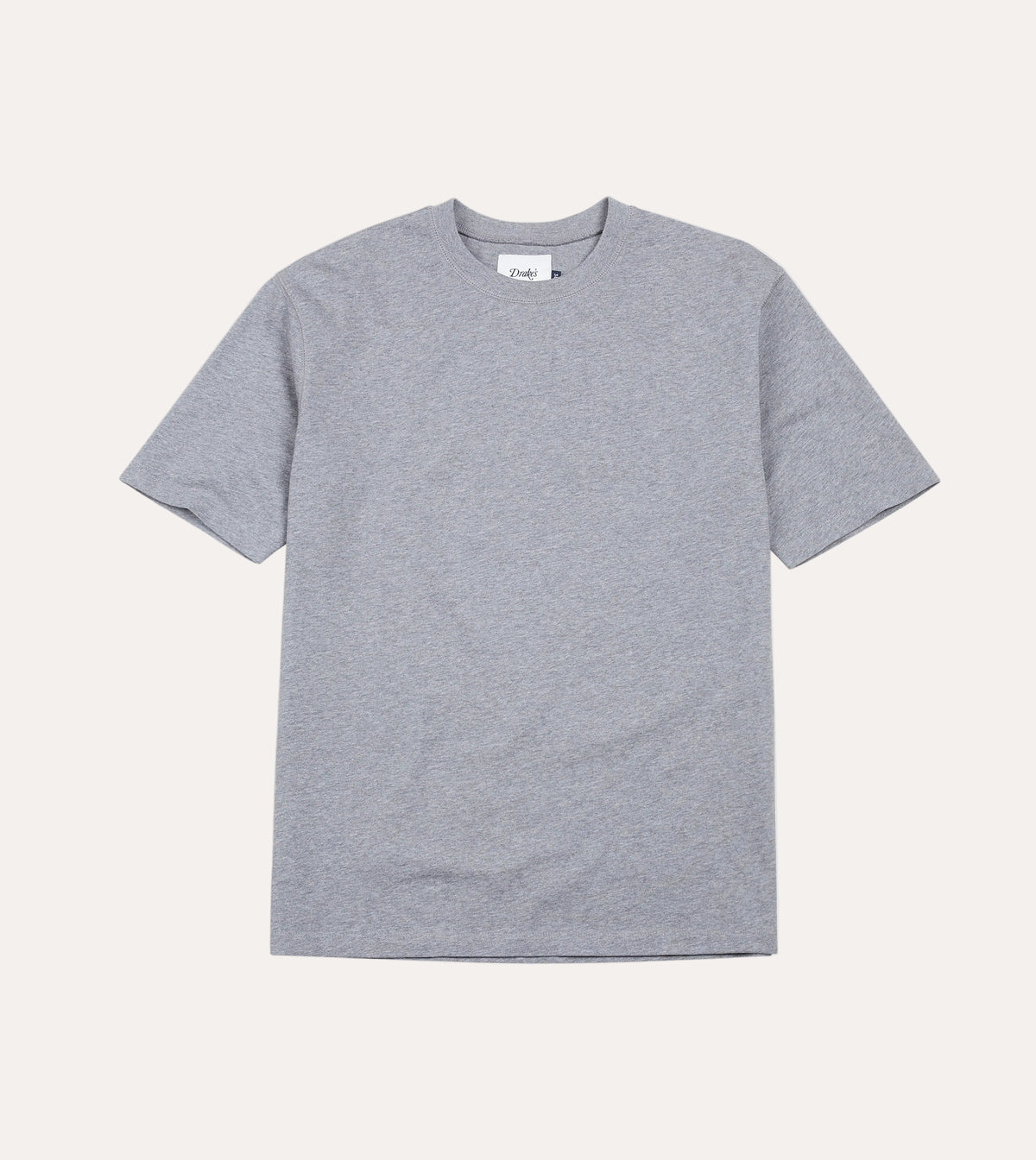 Cotton Crew Neck Hiking T-Shirt Grey – front packshot