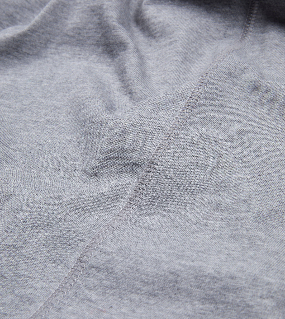 Cotton Crew Neck Hiking T-Shirt Grey – detalj