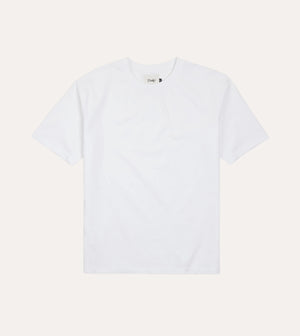 Cotton Crew Neck Hiking T-Shirt White