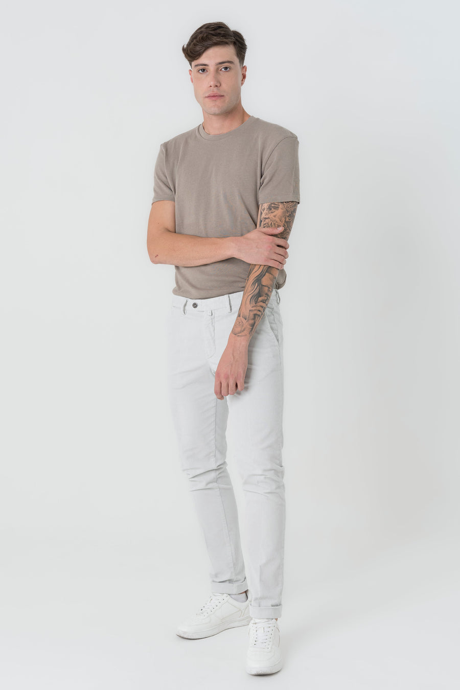Pantalone Corduroy Ivory – B Settecento