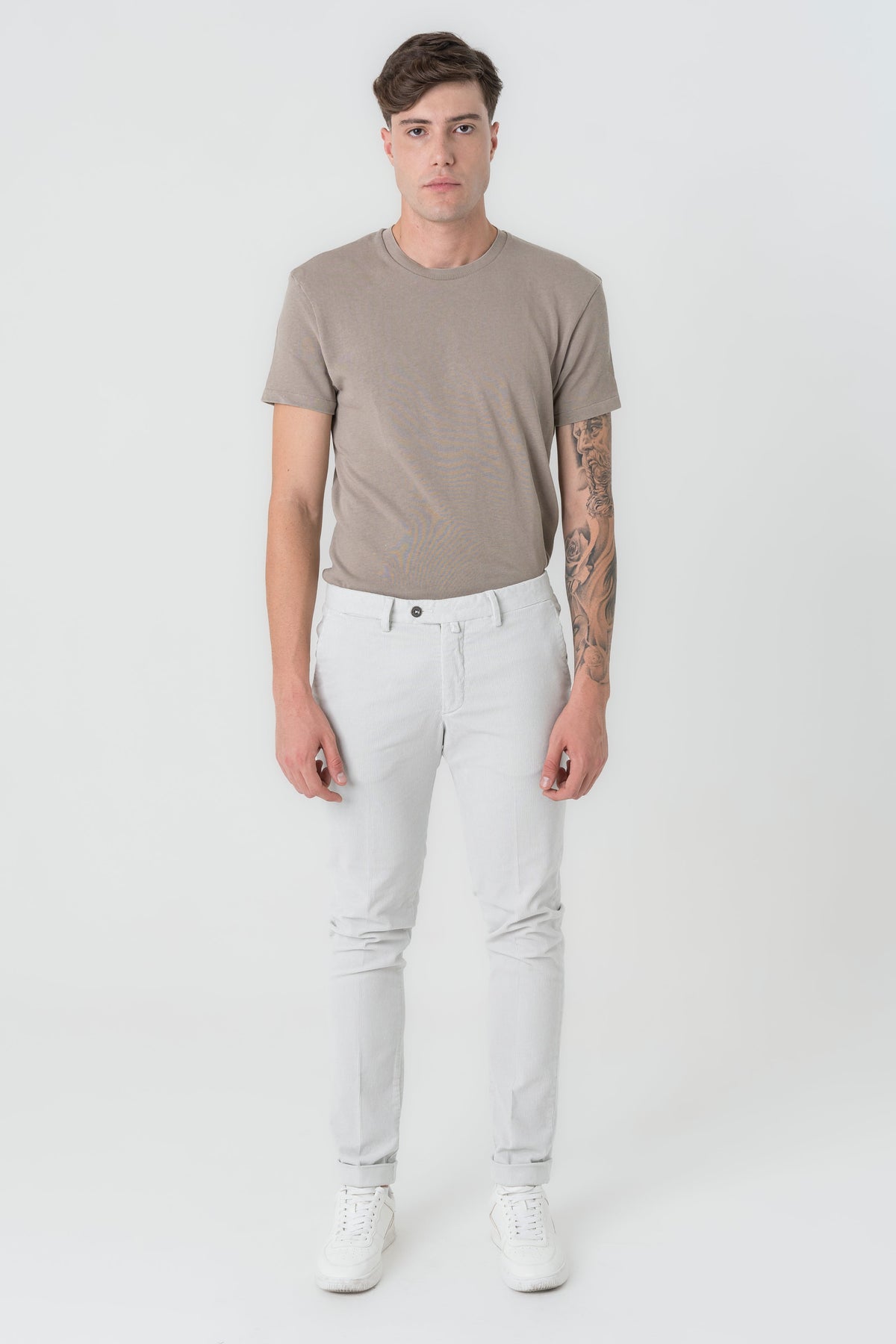 Pantalone Corduroy Ivory – B Settecento