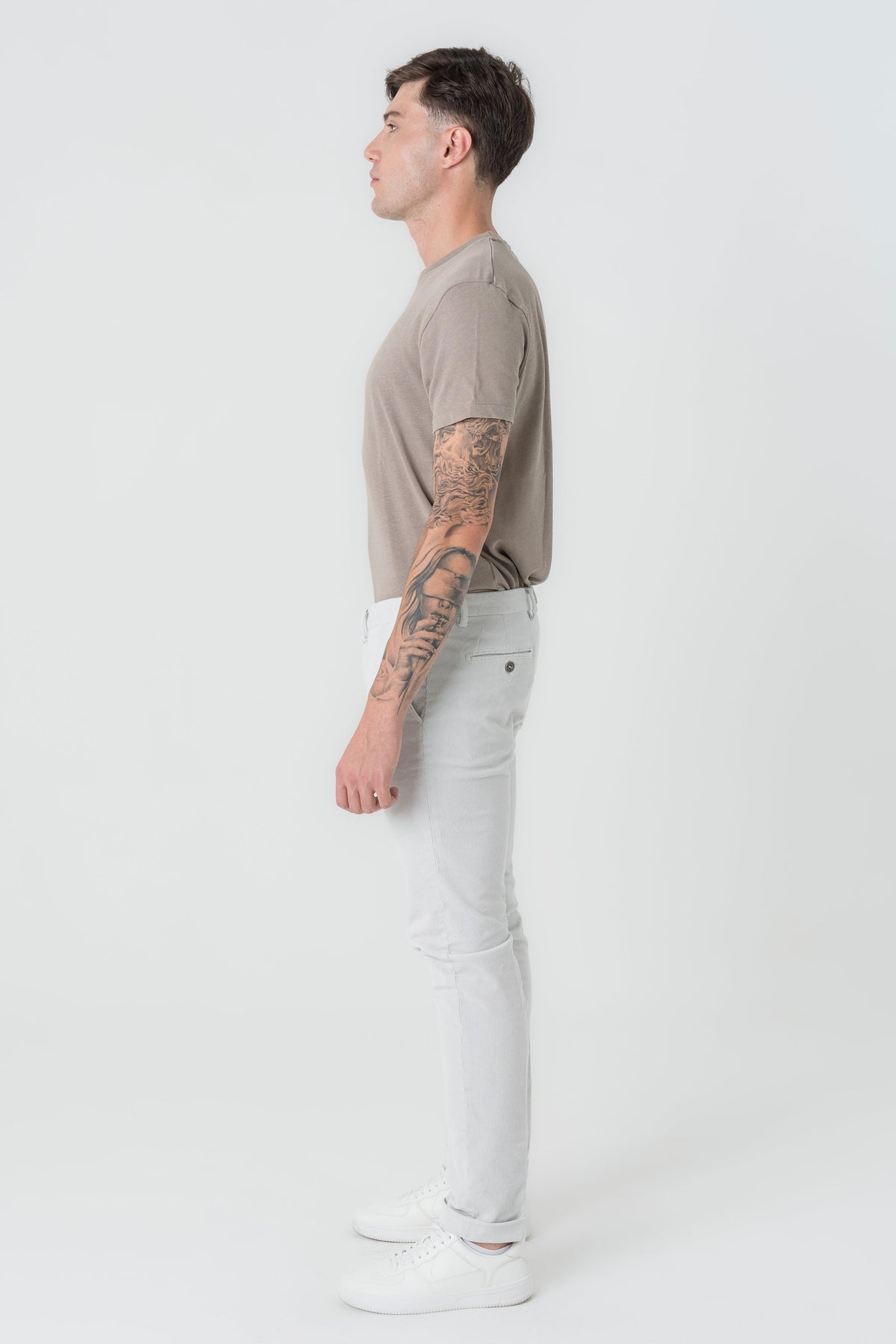 Pantalone Corduroy Ivory – B Settecento