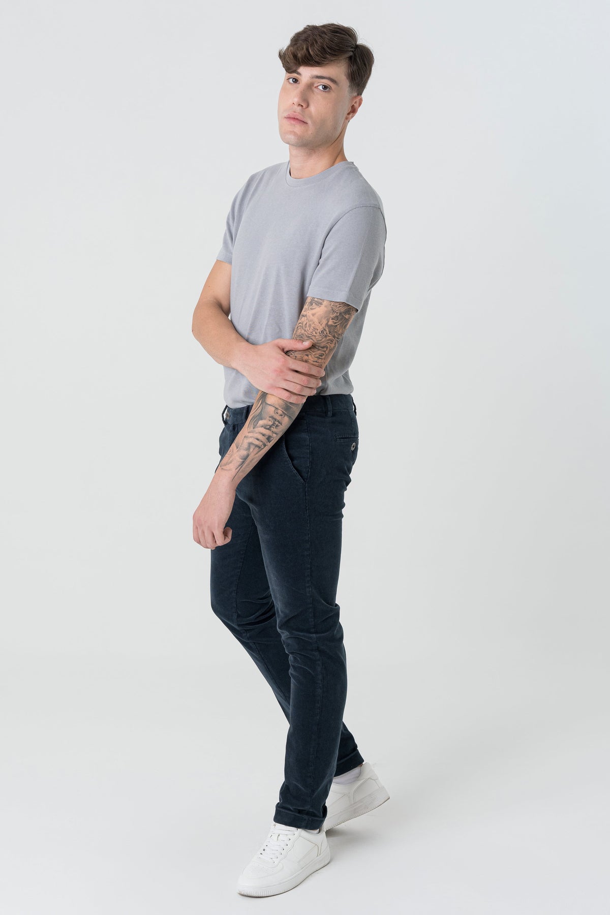 Pantalone Corduroy Navy – B Settecento