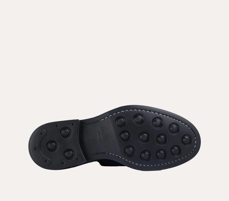 Suede Chukka Boots Navy – såle