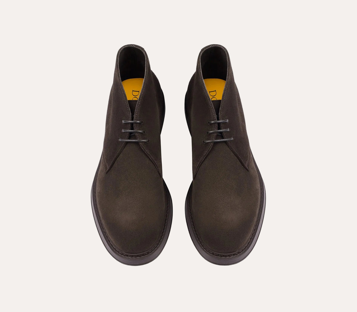 Suede Chukka Boots Dark Brown