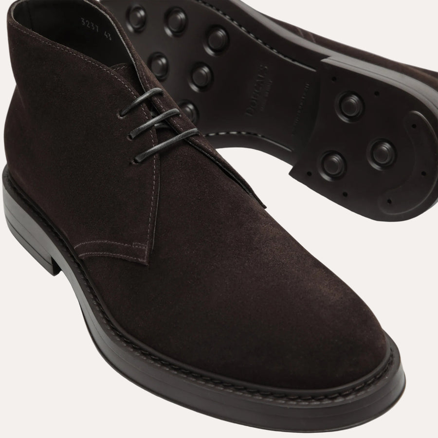 Doucal's Suede Chukka Boots Dark Brown - detalje såle