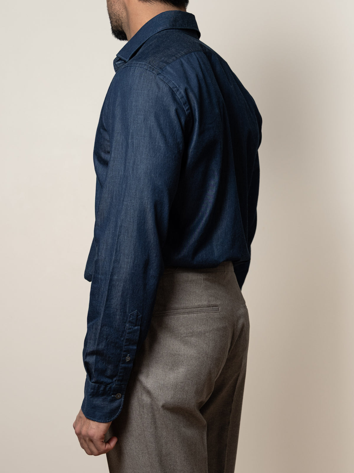 Denim Shirt Dark Blue