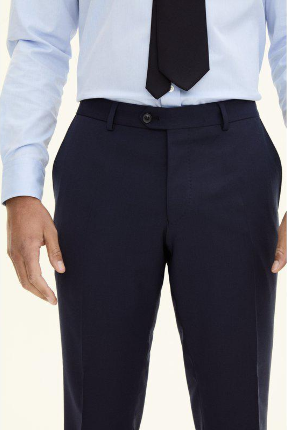 Diego Regular Fit Trousers Dew Blue