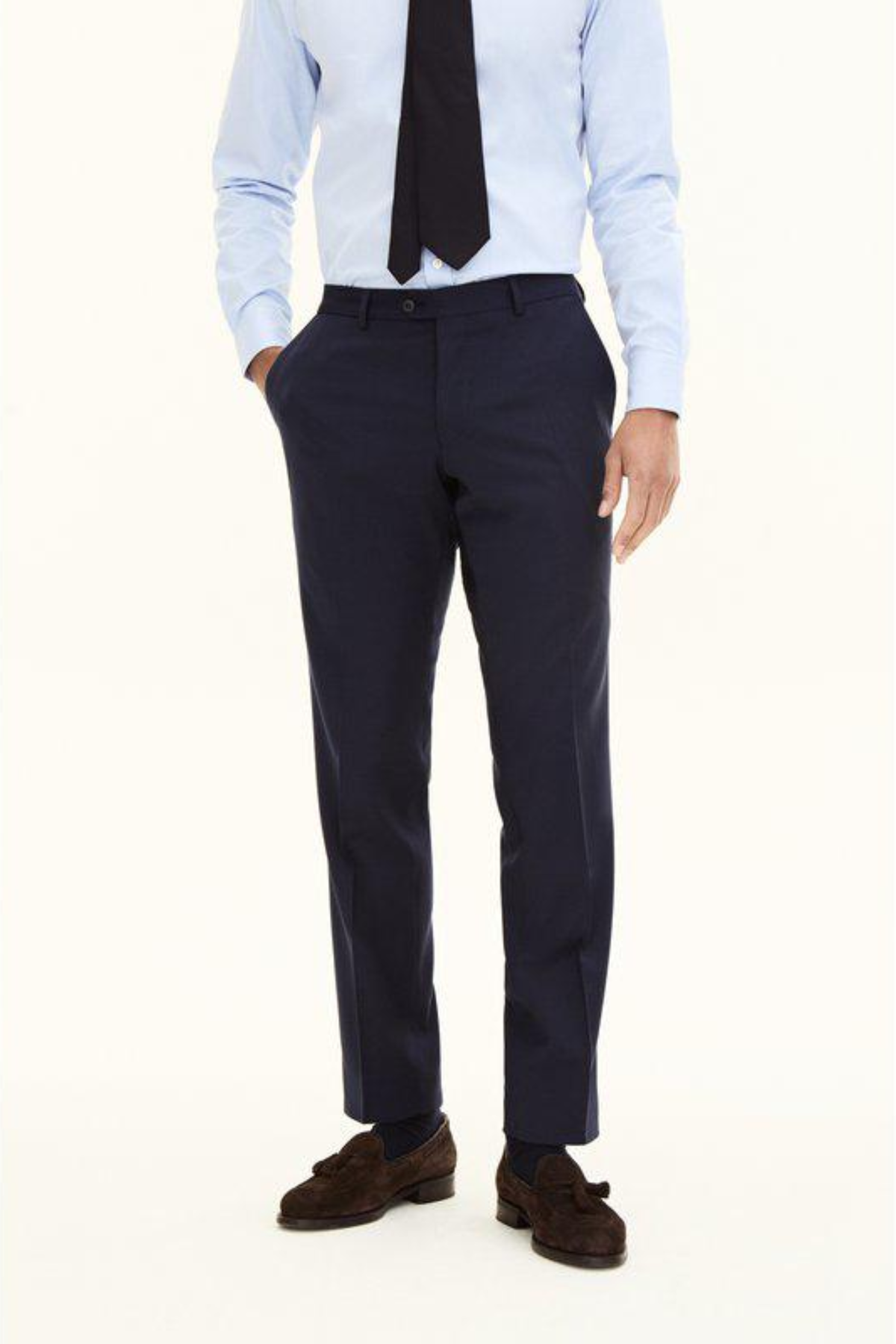 Diego Regular Fit Trousers Dew Blue