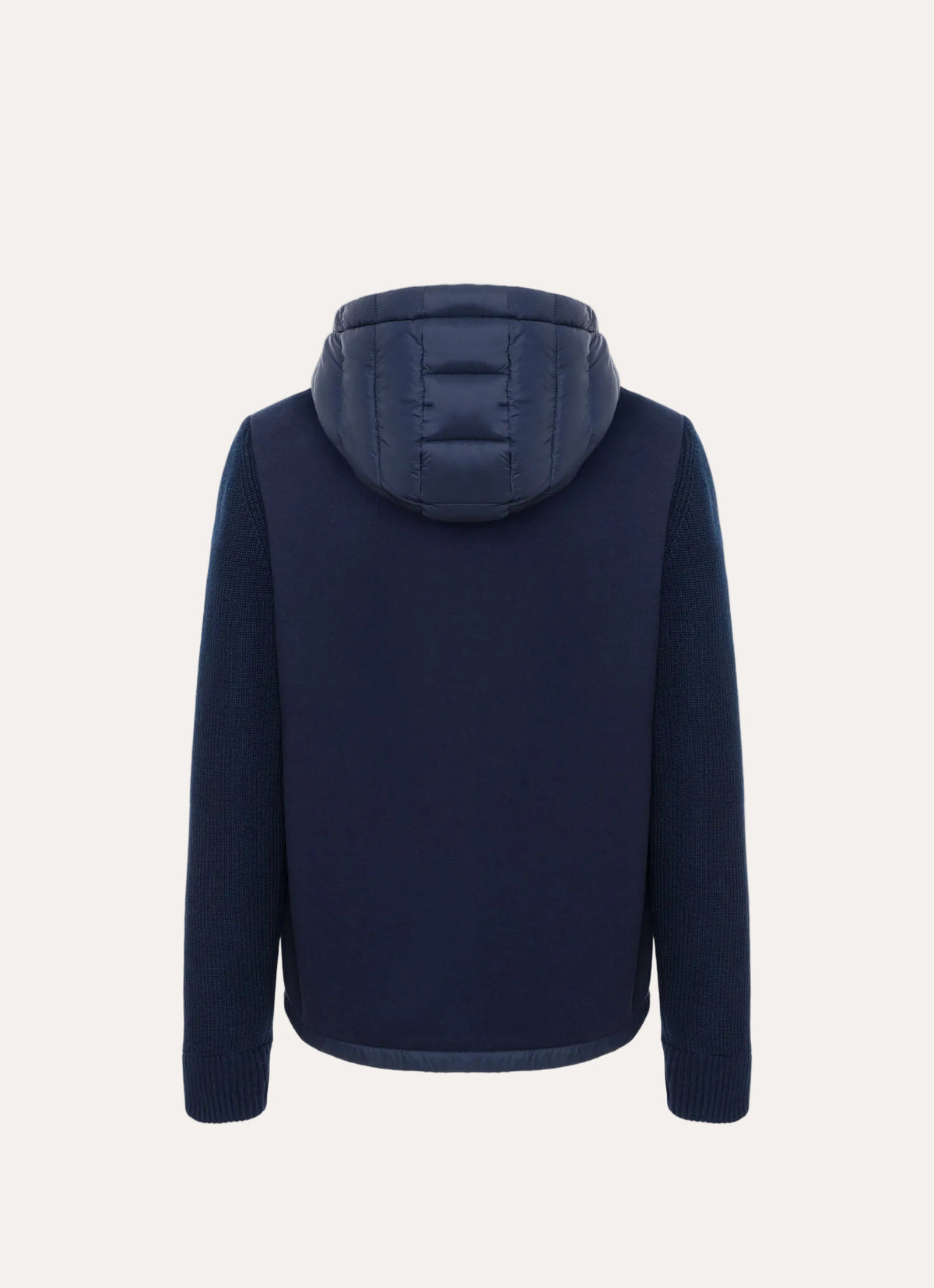 Colmar Hybrid Hooded Jacket Navy Blue - packshot bakside