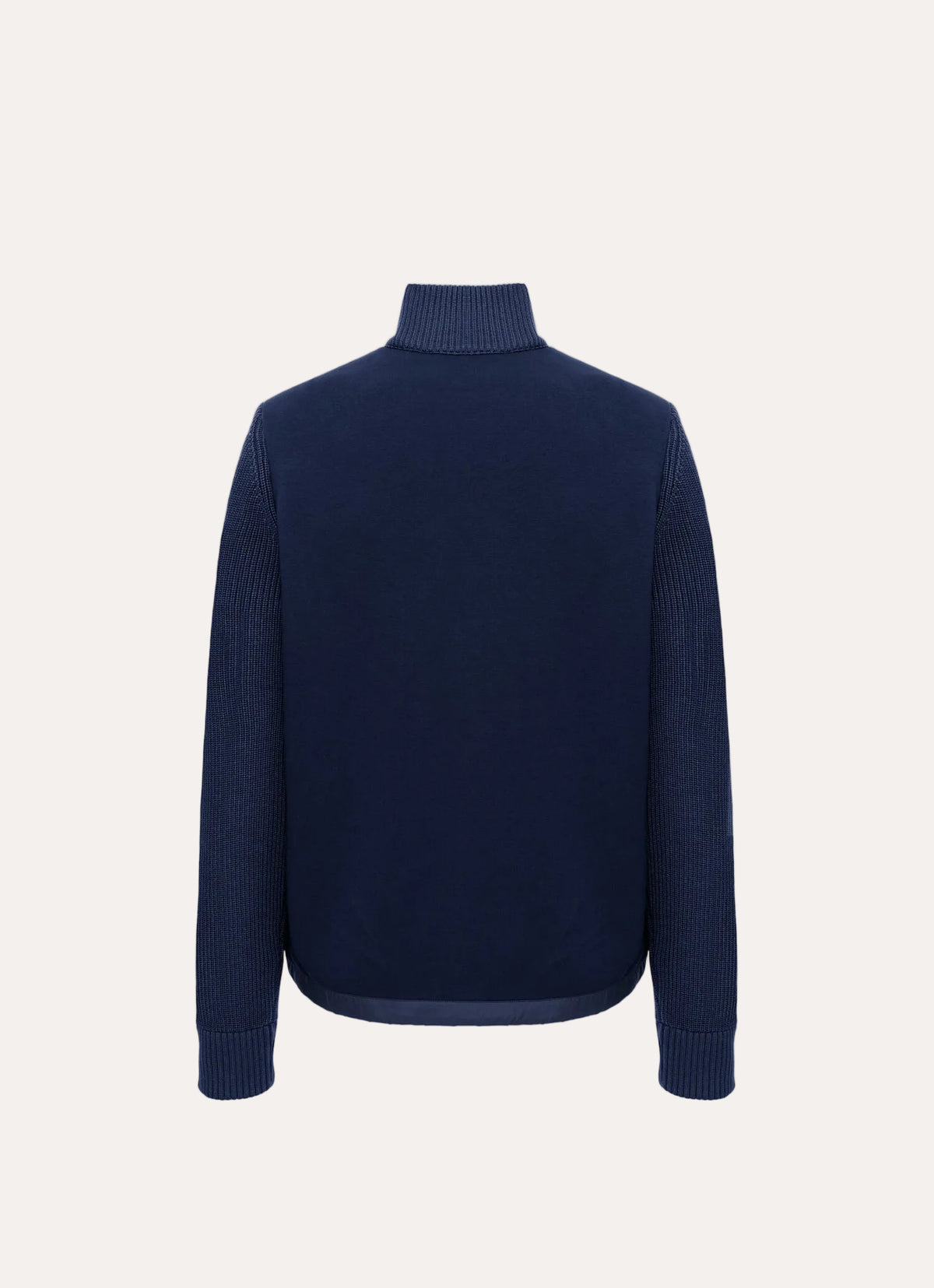 Hybrid Quilted Jacket Navy Blue - bakside
