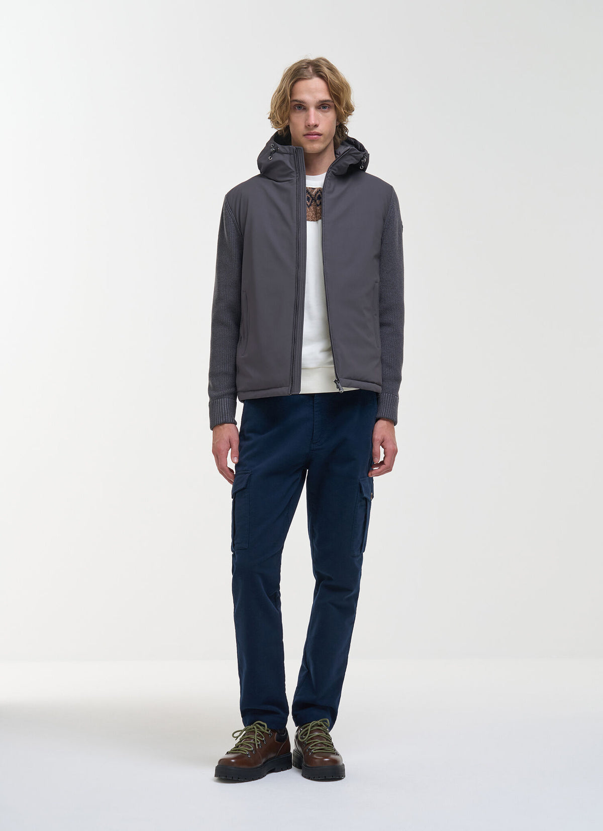 Hybrid Jacket Street Grey - modellbilde