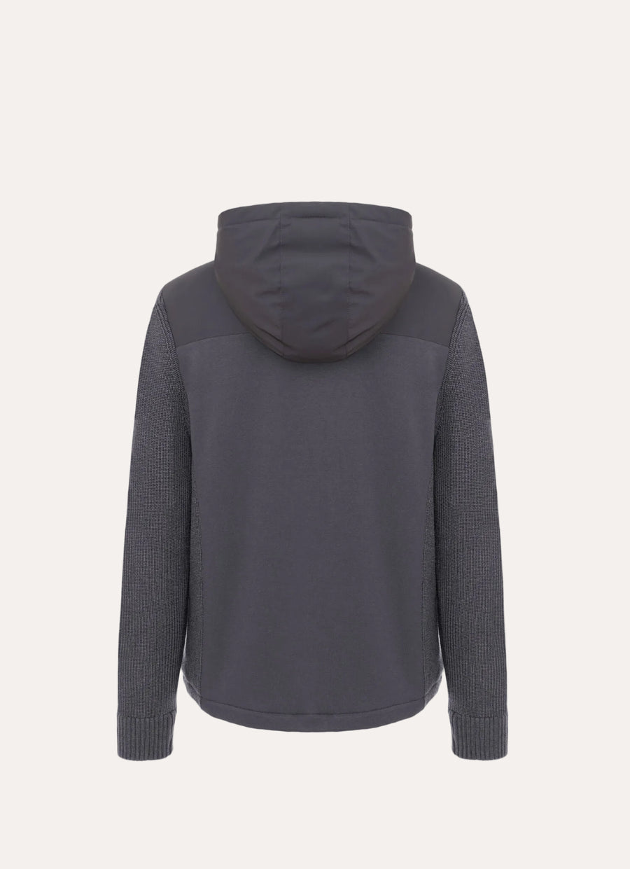 Hybrid Jacket Street Grey - bakside