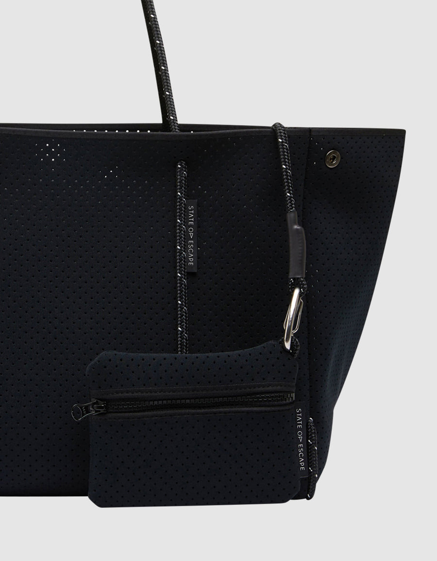 Escape Tote- Highlight Fleck Black