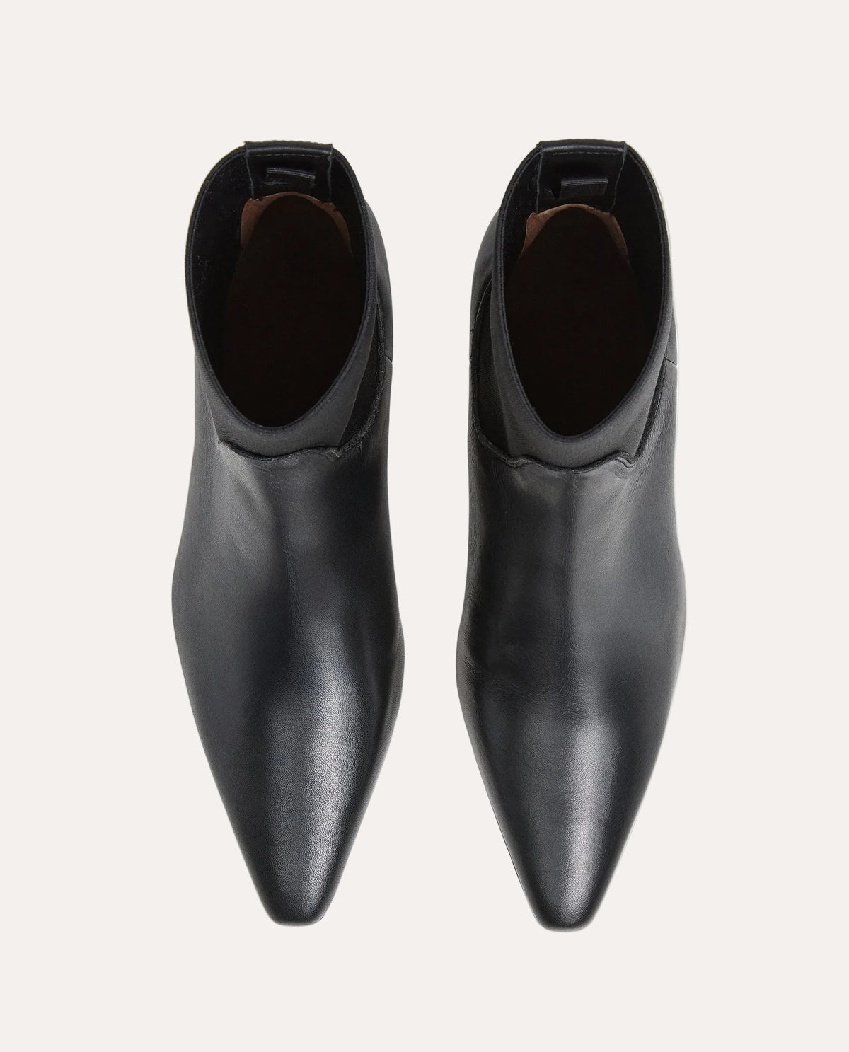 Monroe Leather Black - packshot ovenfra
