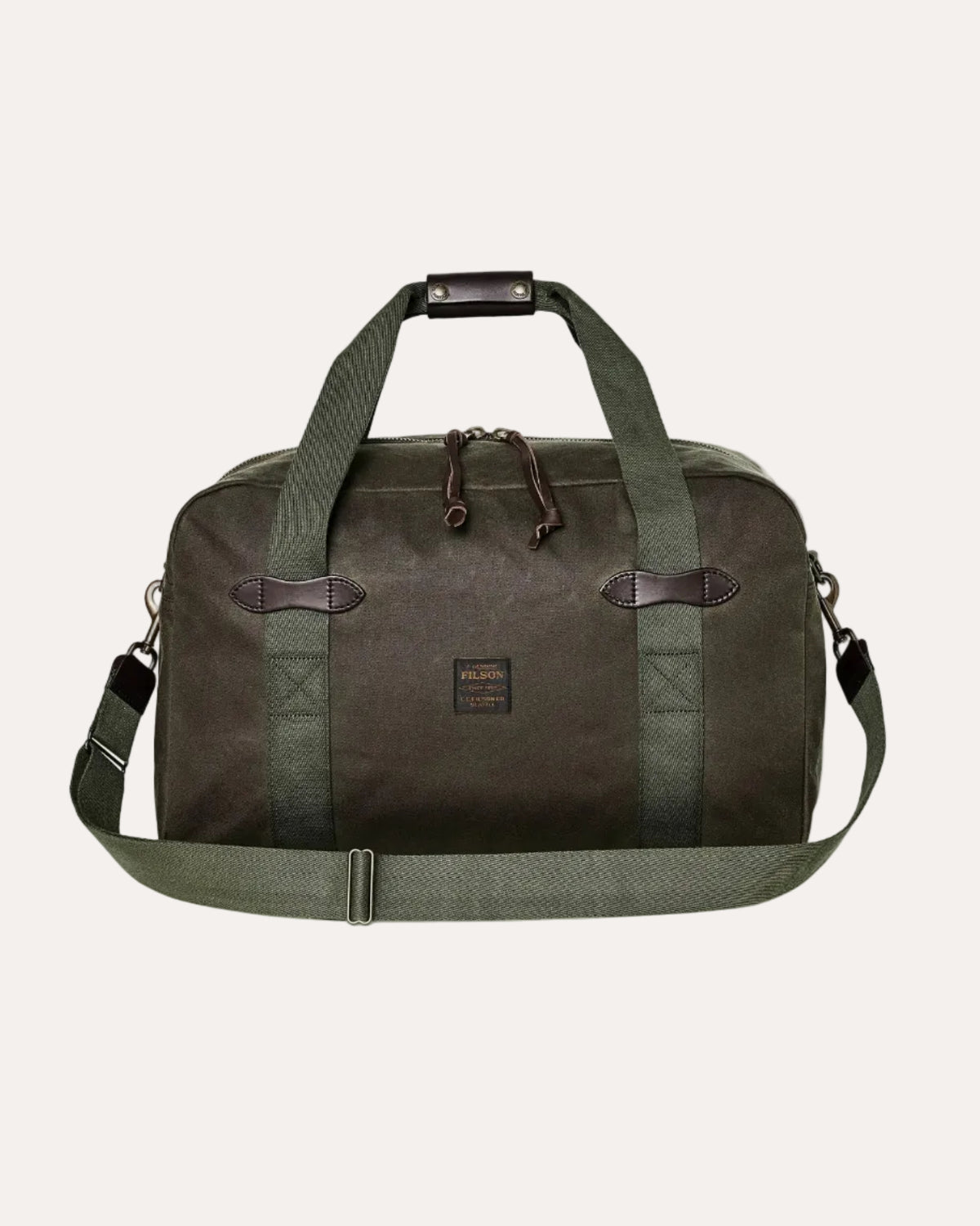 Tin Cloth Medium Duffle Oil Finish Otter Green