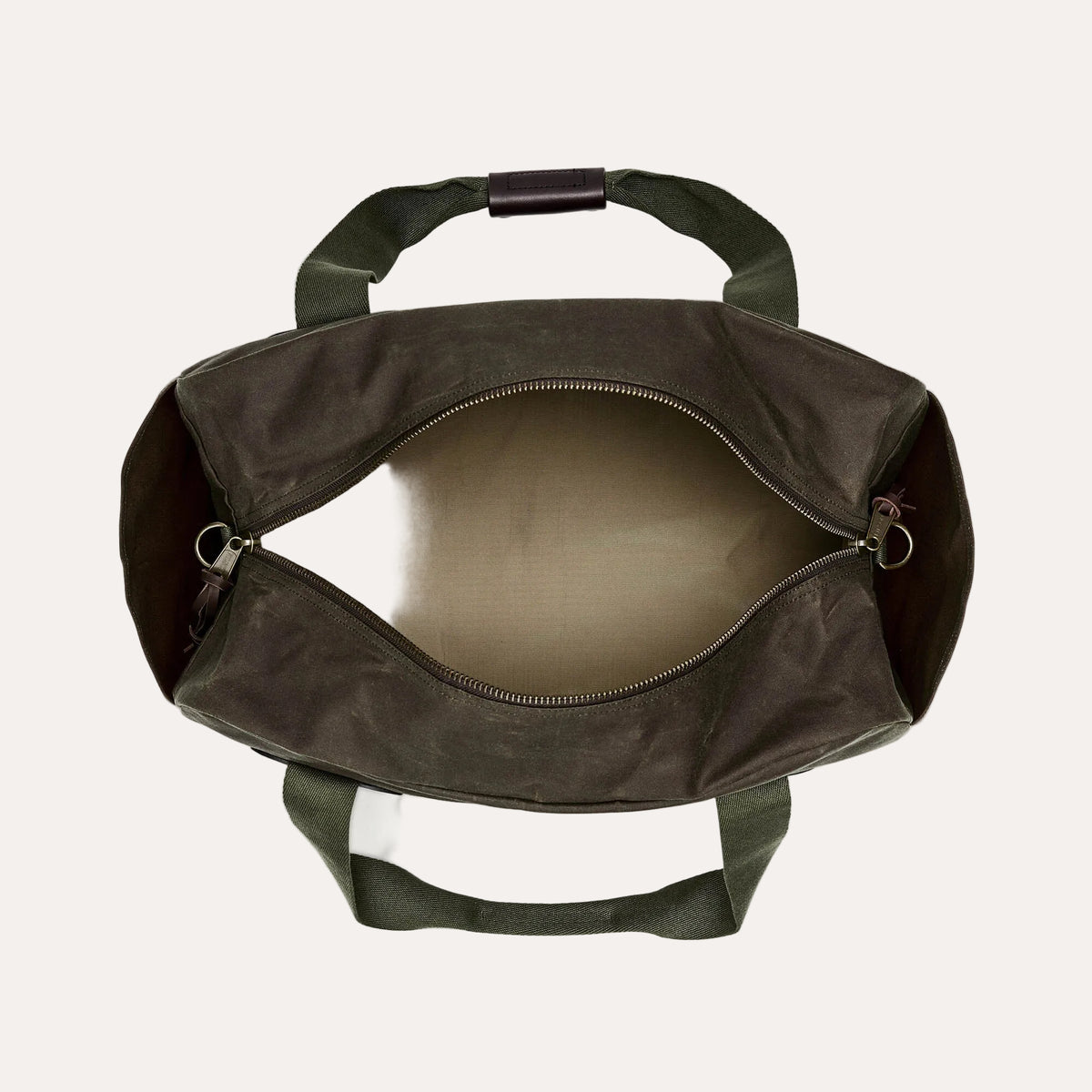 Tin Cloth Medium Duffle Oil Finish Otter Green