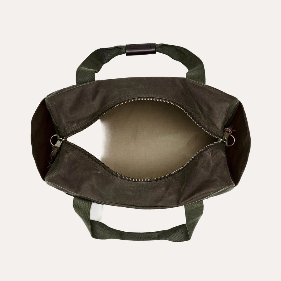 Tin Cloth Medium Duffle Oil Finish Otter Green
