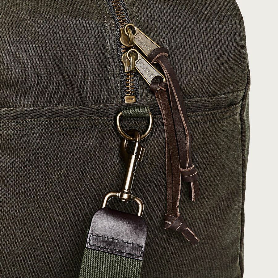 Tin Cloth Medium Duffle Oil Finish Otter Green
