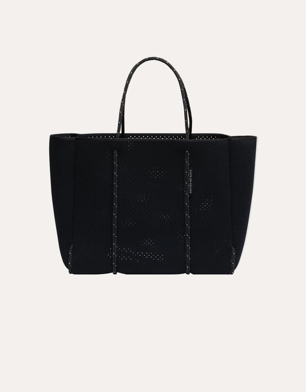Flying Solo Tote- Highlight Fleck Black