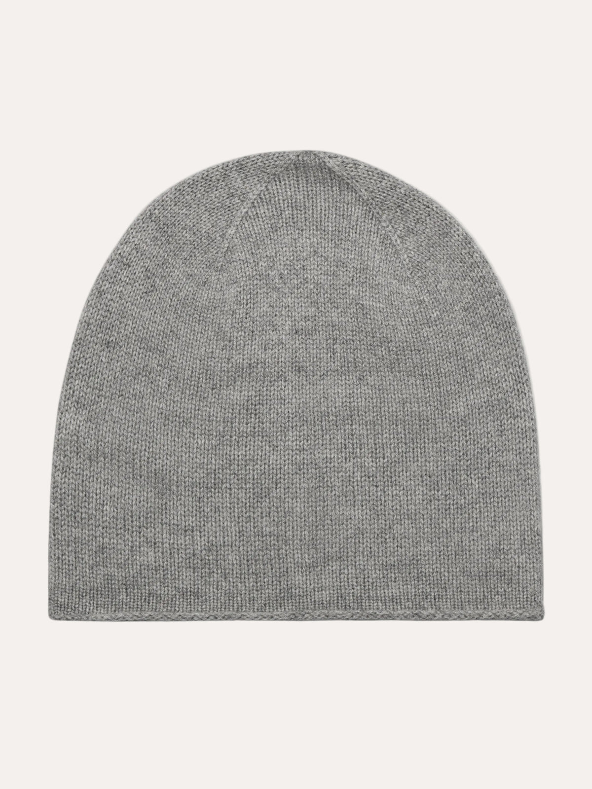 Classic Cashmere Beanie Gray Melange - packshot