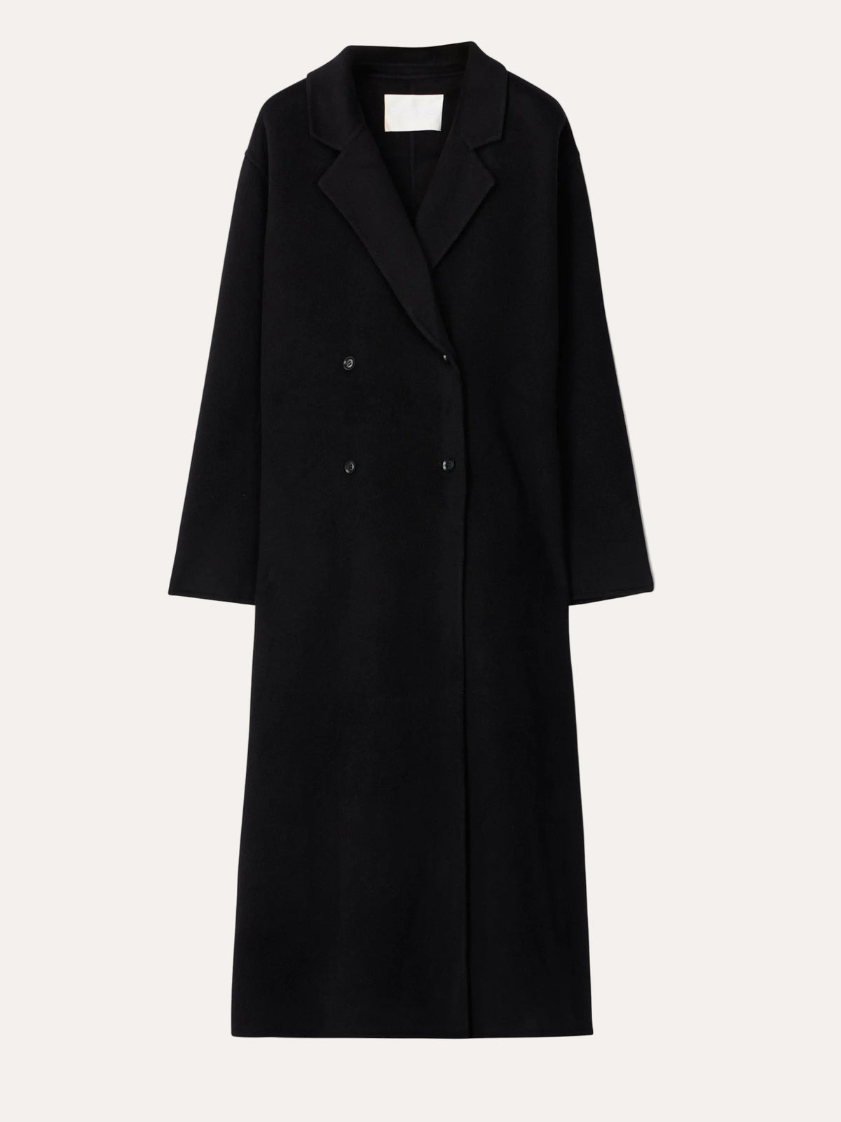 Doublé Wool Lounge Coat Jet Black - packshot