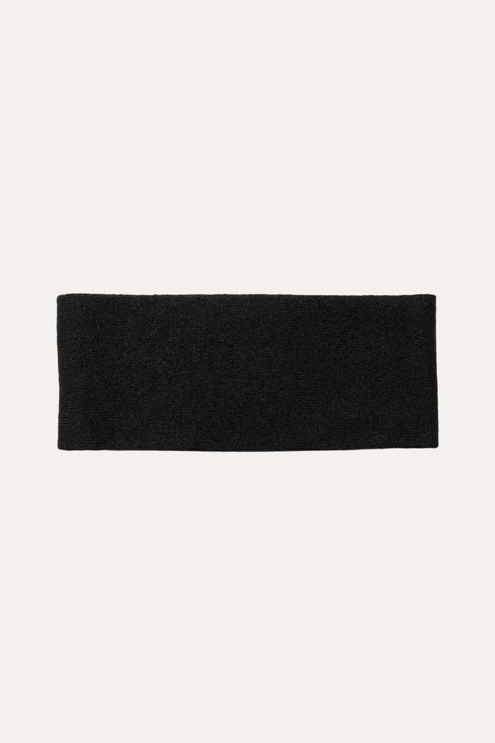 Cashmere Headband Jet Black - packshot