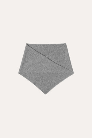 Memoir Cashmere Mini Scarf Gray Melange